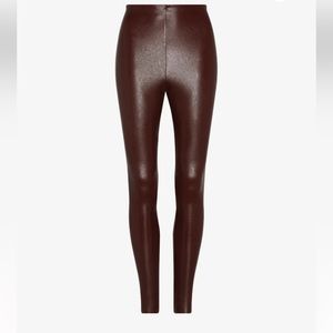 Commando Faux leather brown leggings. Size small. Barely worn.